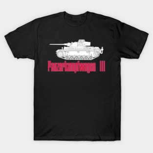 German medium tank Pz-III T-Shirt